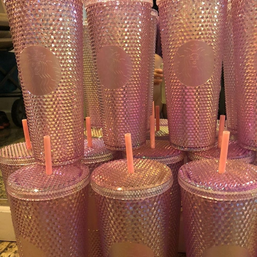 Starbucks sakura studded tumbler set of 3